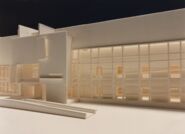 Maqueta avantprojecte edifici MACBA [Reportatge fotogràfic de la construcció de l'edifici MACBA]