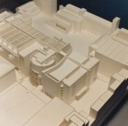 Maqueta avantprojecte edifici MACBA [Reportatge fotogràfic de la construcció de l'edifici MACBA]