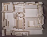 Maqueta avantprojecte edifici MACBA [Reportatge fotogràfic de la construcció de l'edifici MACBA]