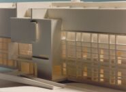 Maqueta avantprojecte edifici MACBA [Reportatge fotogràfic de la construcció de l'edifici MACBA]