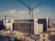 Construcció edifici MACBA [Reportatge fotogràfic de la construcció de l'edifici MACBA]