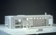 Maqueta projecte edifici MACBA [Reportatge fotogràfic de la construcció de l'edifici MACBA]