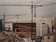 Construcció edifici MACBA [Reportatge fotogràfic de la construcció de l'edifici MACBA]