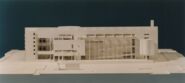 Maqueta projecte edifici MACBA [Reportatge fotogràfic de la construcció de l'edifici MACBA]