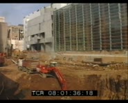Construcció edifici MACBA [Enregistrament audiovisual de la construcció de l'edifici MACBA]