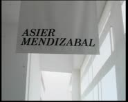 Asier Mendizabal [Enregistrament audiovisual exposició]